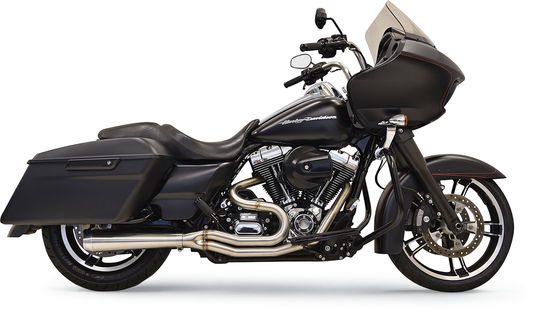 BASSANI XHAUST 2:1 Exhaust - Stainless Steel - Megaphone - '07-'16 TOURING