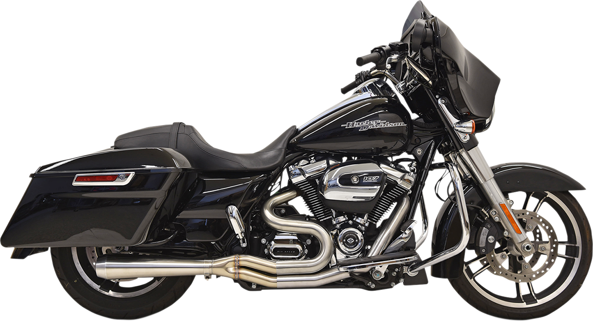 BASSANI XHAUST 2:1 Exhaust - 2017 - 2024 TOURING Stainless