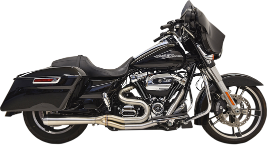 BASSANI XHAUST 2:1 Exhaust - 2017 - 2024 TOURING Stainless