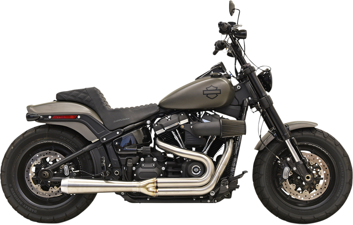 BASSANI XHAUST 2:1 Exhaust - Stainless Steel - 2018-2021 SOFTAIL MODELS