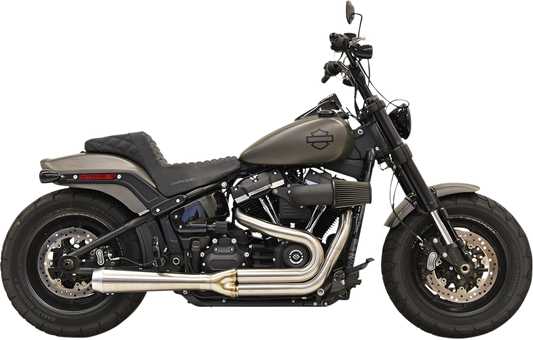 BASSANI XHAUST 2:1 Exhaust - Stainless Steel - 2018-2021 SOFTAIL MODELS