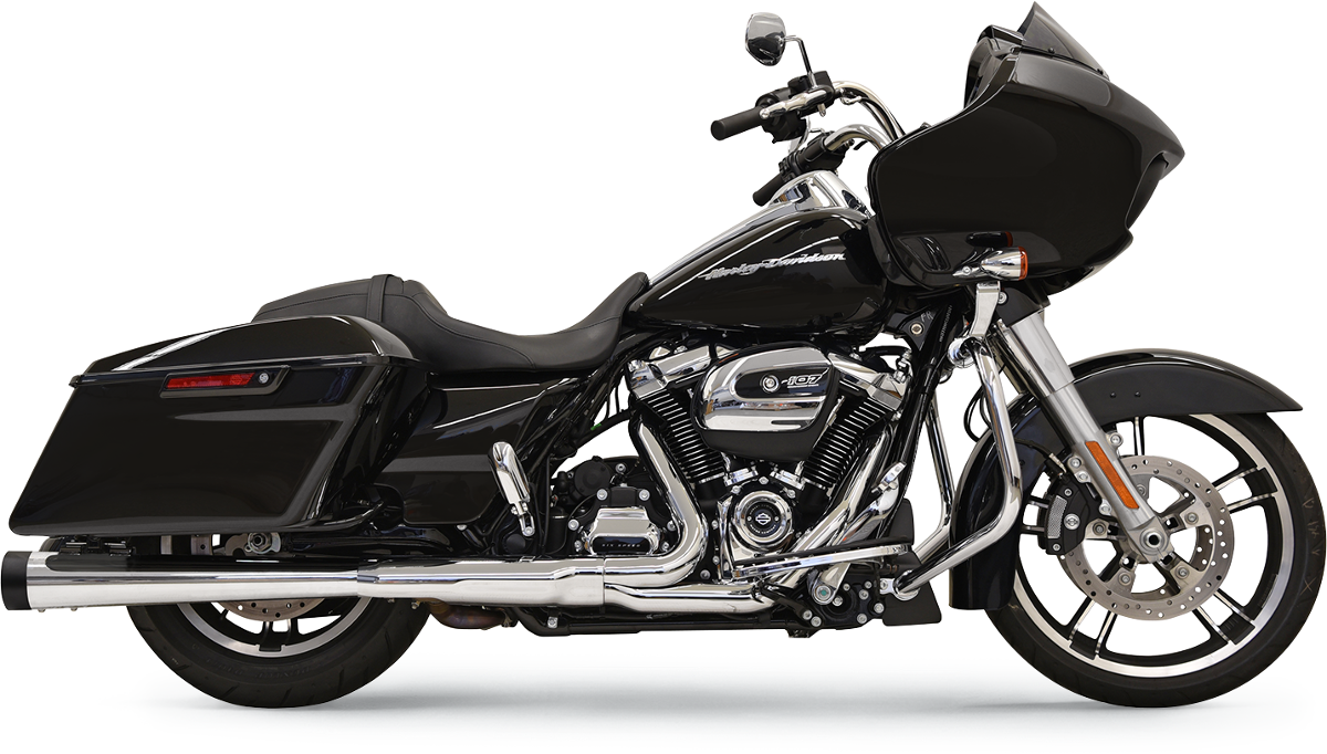 BASSANI XHAUST DNT Megaphone SLIP-ON Muffler - 2017-2019 TOURING Chrome/Chrome