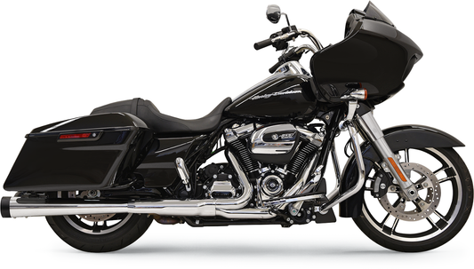 BASSANI XHAUST DNT Megaphone SLIP-ON Muffler - 2017-2019 TOURING Chrome/Chrome