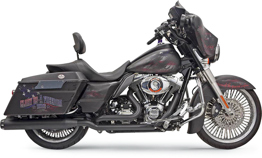 BASSANI XHAUST Down Under Headpipes - Black - 2009-2016 TOURING MODELS