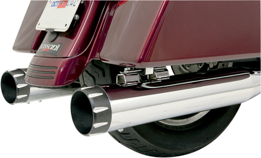 BASSANI XHAUST 4" End Cap - Black - Bevel