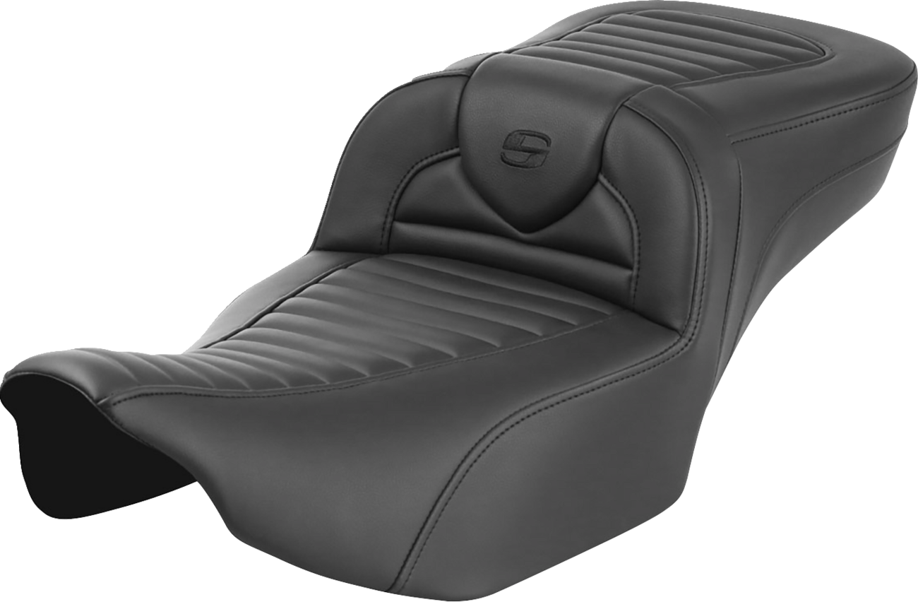 SADDLEMEN Roadsofa™ Extended Reach Seat - without Backrest - Tuck-n-Roll - Touring '23.5-'25