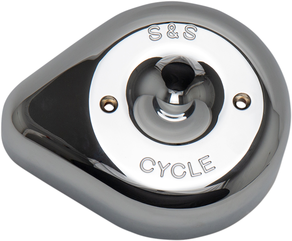 S&S CYCLE Air Cleaner Cover - Teardrop - Chrome