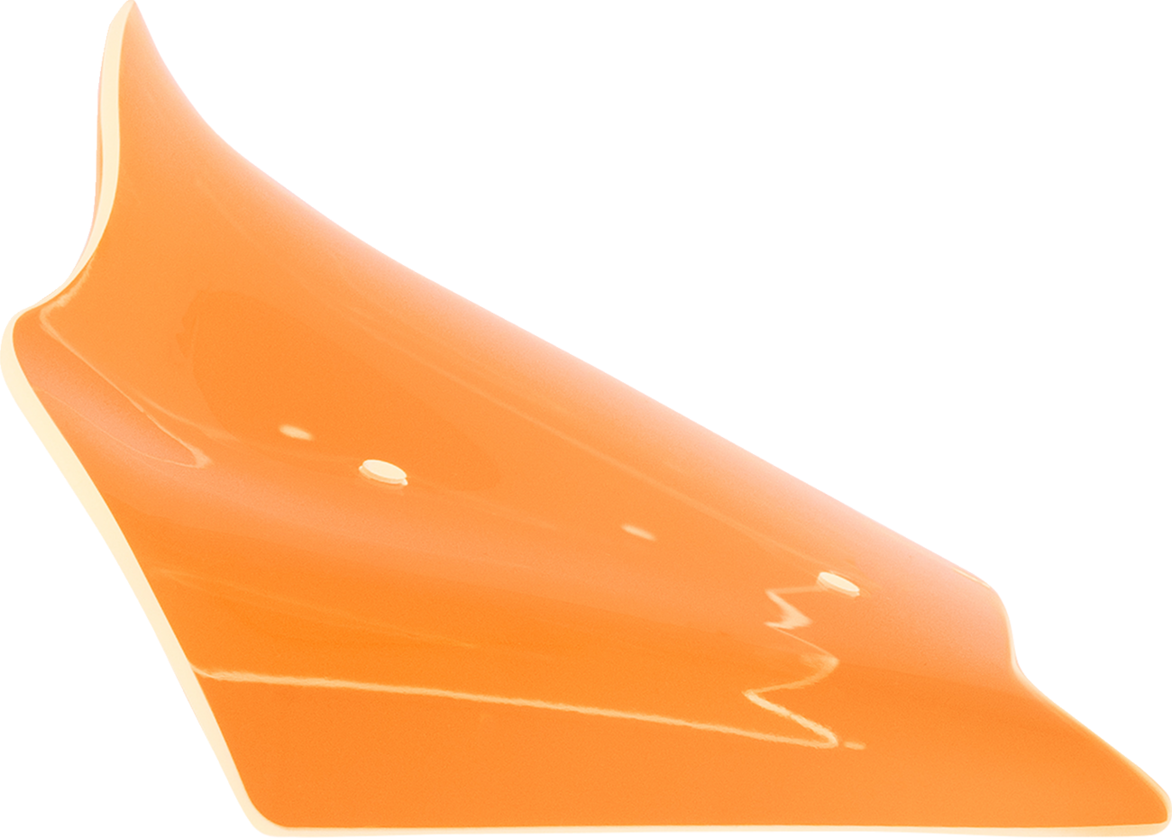 KLOCK WERKS Kolor Flare* Windshield - 8" - Orange Ice