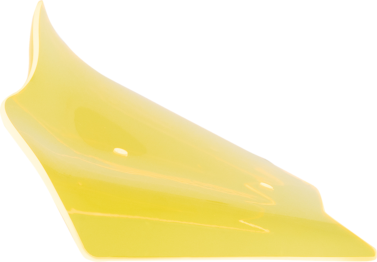 KLOCK WERKS Kolor Flare* Windshield - 8" - Yellow Ice