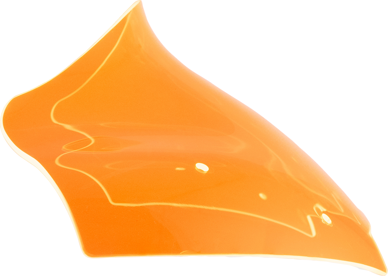KLOCK WERKS Kolor Flare* Windshield - 10" - Orange Ice