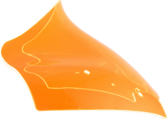 KLOCK WERKS Kolor Flare* Windshield - 10" - Orange Ice
