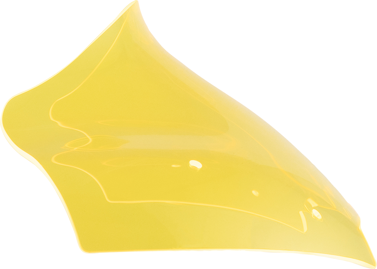 KLOCK WERKS Kolor Flare Windshield - 10" - Yellow Ice - FLTR
