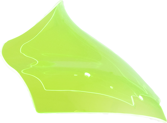 KLOCK WERKS Kolor Flare* Windshield - 10" - Green Ice - FLTR