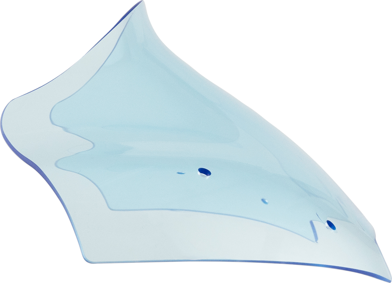 KLOCK WERKS Kolor Flare* Windshield - 10" - Blue Ice - FLTR