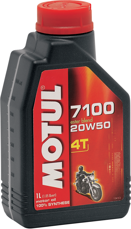 MOTUL 7100 4T Synthetic Oil - 20W-50 - 1L