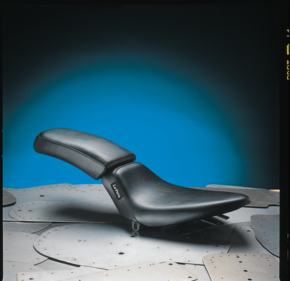 LE PERA Bare Bones Pillion Pad - Smooth - Black - Touring '64-'84