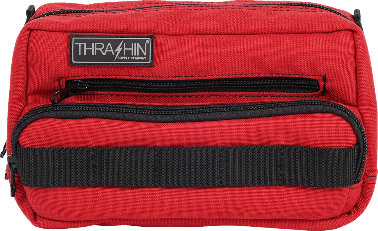 THRASHIN SUPPLY CO. Handlebar Bag Plus - Red