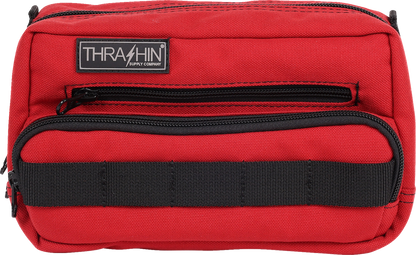 THRASHIN SUPPLY CO. Handlebar Bag Plus - Red