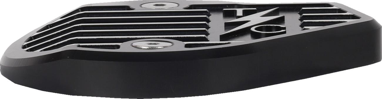 THRASHIN SUPPLY CO. Cam Cover - Gen 2 - Finned - Twice Cut - Black - M8