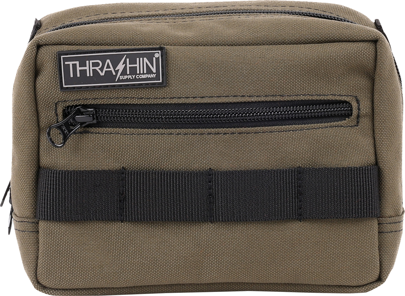 THRASHIN SUPPLY CO. Handlebar Bag - Green