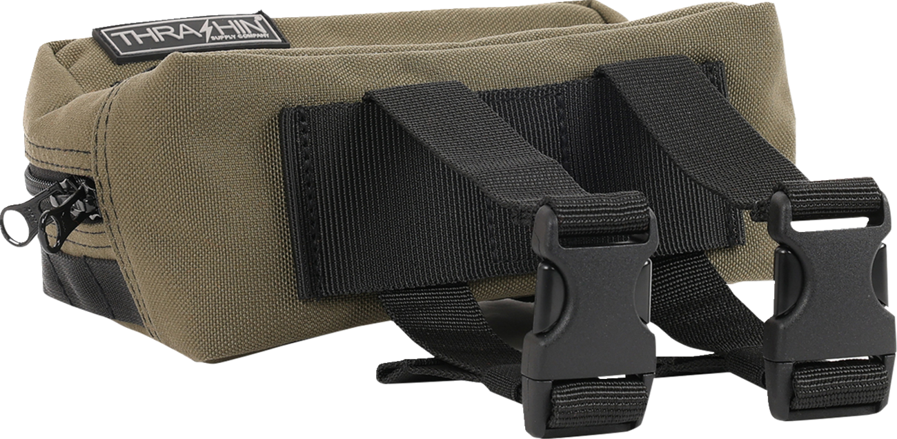 THRASHIN SUPPLY CO. Handlebar Bag - Green