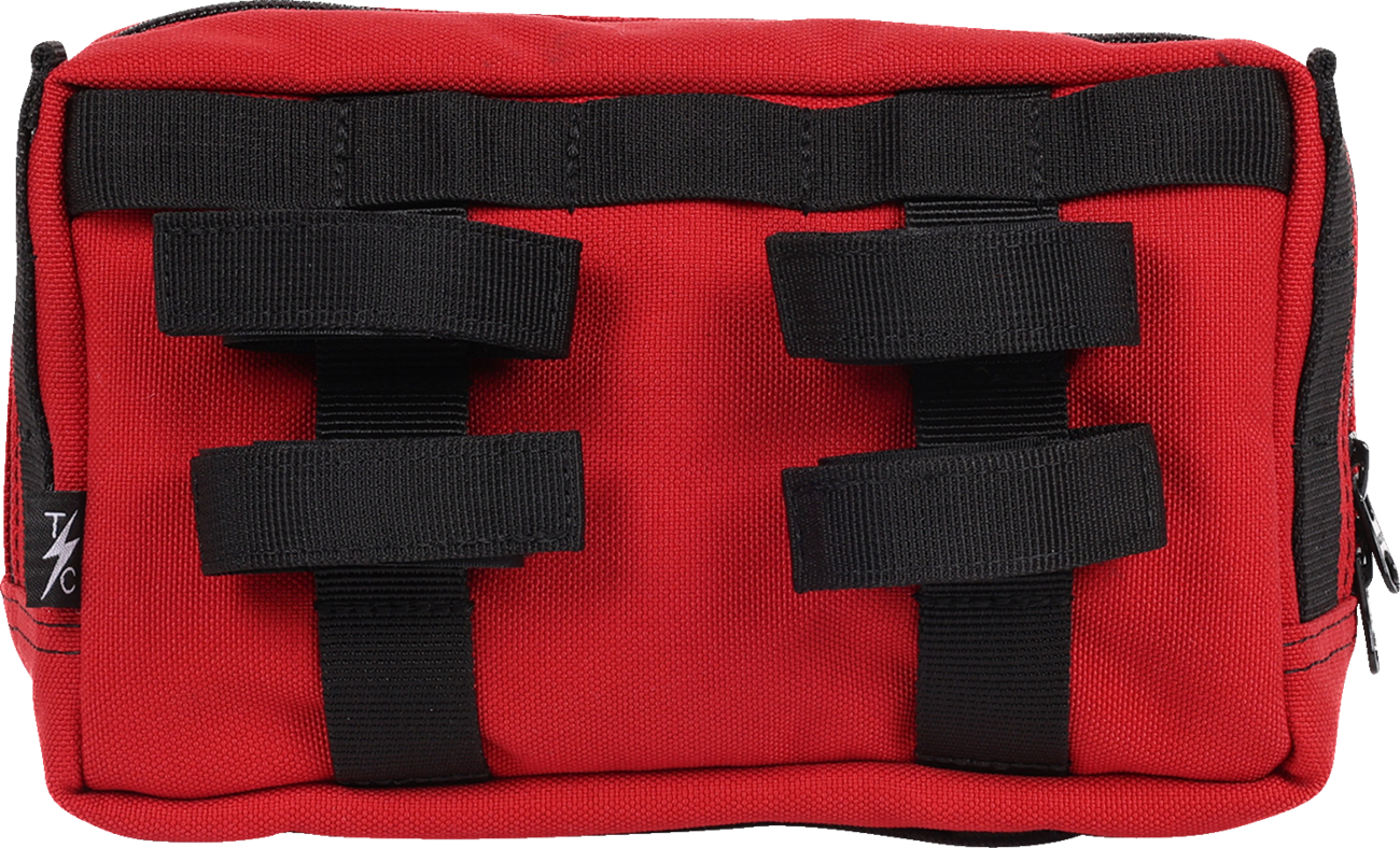 THRASHIN SUPPLY CO. Handlebar Bag Plus - Red