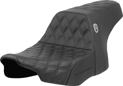 SADDLEMEN Pro Series SDC Performance Seat - Lattice Stitch - Gripper - Touring '23.5-'24