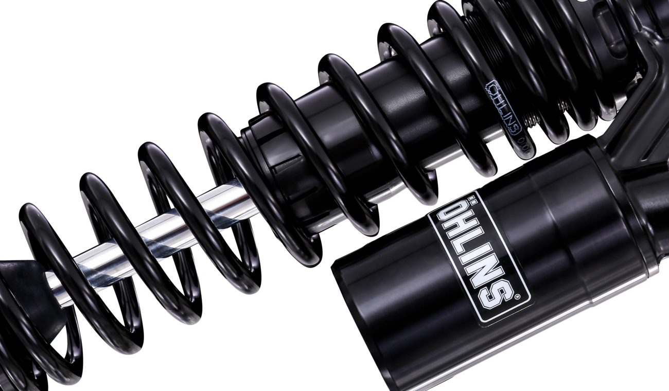 OHLINS Twin Shocks - 12" - Fully Adjustable - HD763