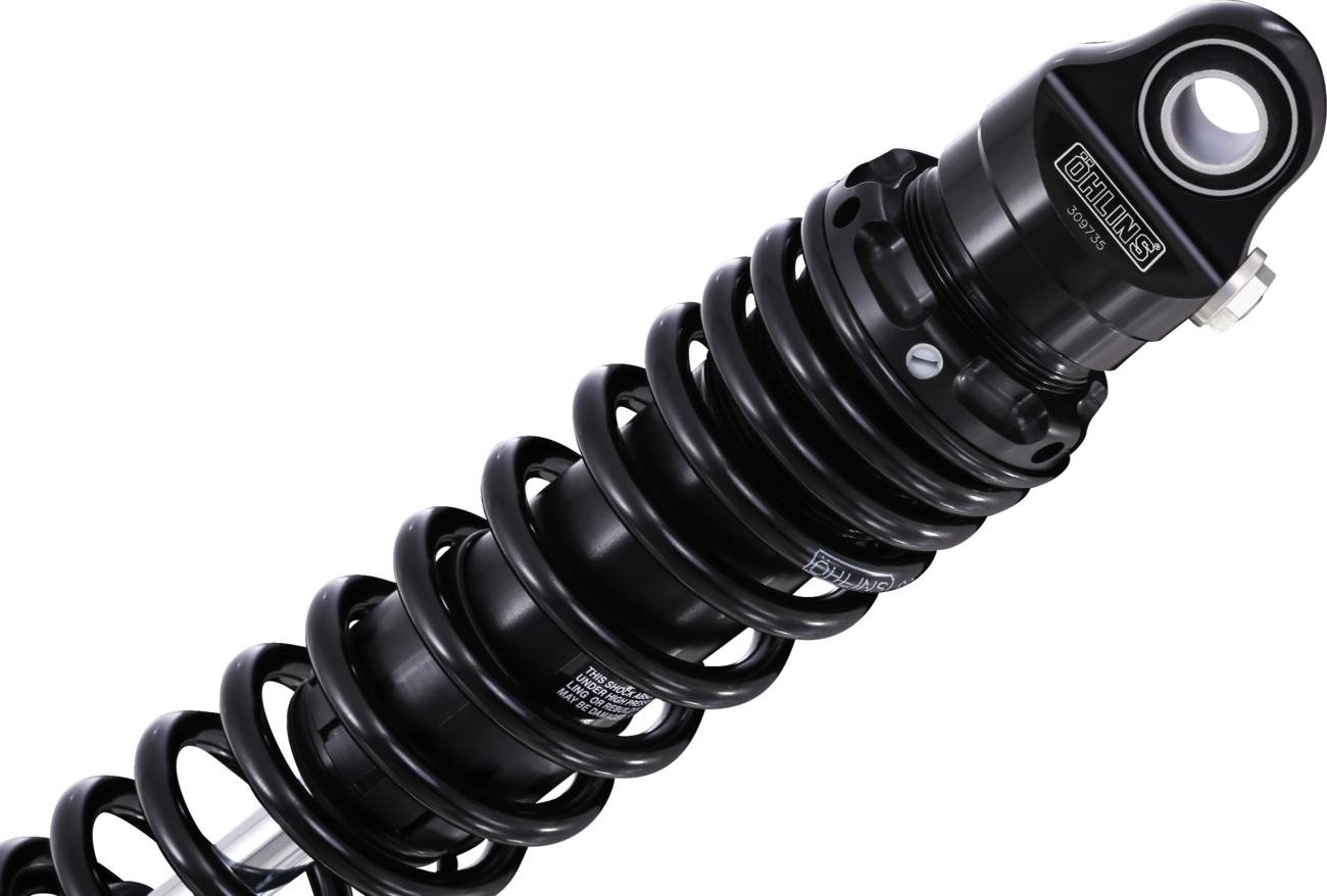 OHLINS Twin Shocks - 12" - Rebound Adjustable - Blackline HD 776S2 1990-2024 Touring