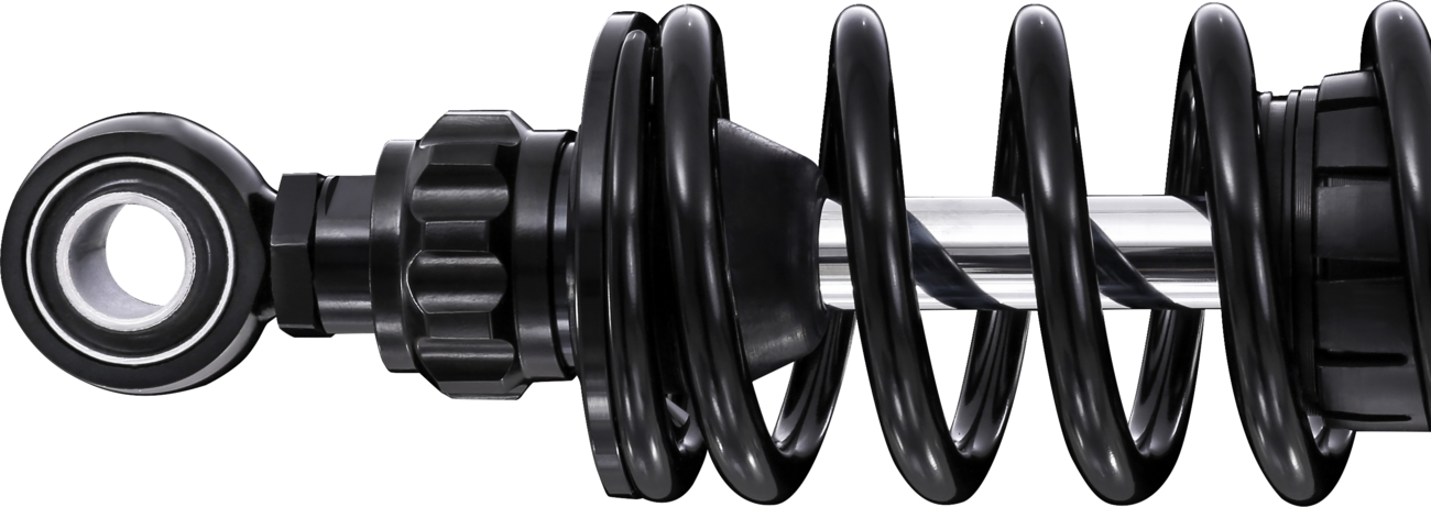 OHLINS Twin Shocks - 12" - Rebound Adjustable - Blackline HD 776 1990-2024 Touring