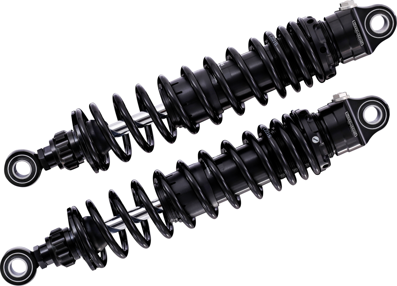OHLINS Twin Shocks - 13" - Rebound Adjustable -  Blackline HD 772 - 1990-2024 Touring