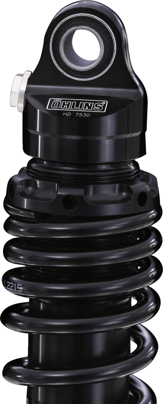 OHLINS Twin Shocks - 12" - Rebound Adjustable - Blackline HD 776 1990-2024 Touring