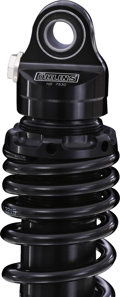 OHLINS Twin Shocks - 12" - Rebound Adjustable - Blackline HD 776 1990-2024 Touring