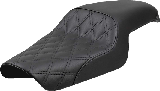 SADDLEMEN Profiler™ Seat - XL - Lattice Stitch - Black - Sportster S '21-'25