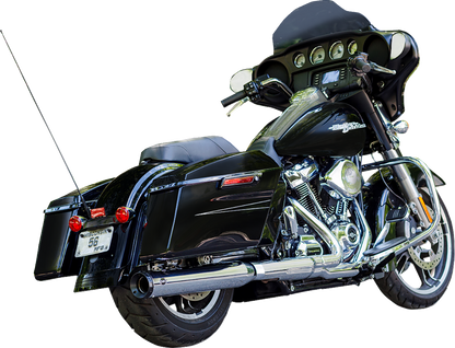 S&S CYCLE 2-into-1 Swindler Exhaust Conversion Kit - 4" - Chrome - M8 Touring '17-'25