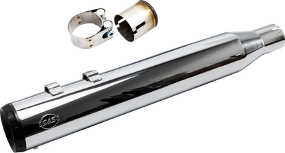 S&S CYCLE 2-into-1 Swindler Exhaust Conversion Kit - 4" - Chrome - M8 Touring '17-'25