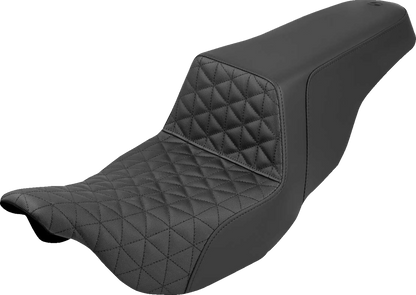 SADDLEMEN Step-Up Seat - Tri-Gripper - Black - Touring '08-'24
