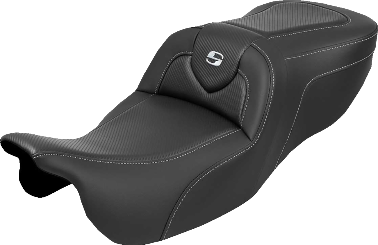 SADDLEMEN Roadsofa™ Seat - without Backrest - Carbon Fiber - '15-'25 RG3, Freewheeler