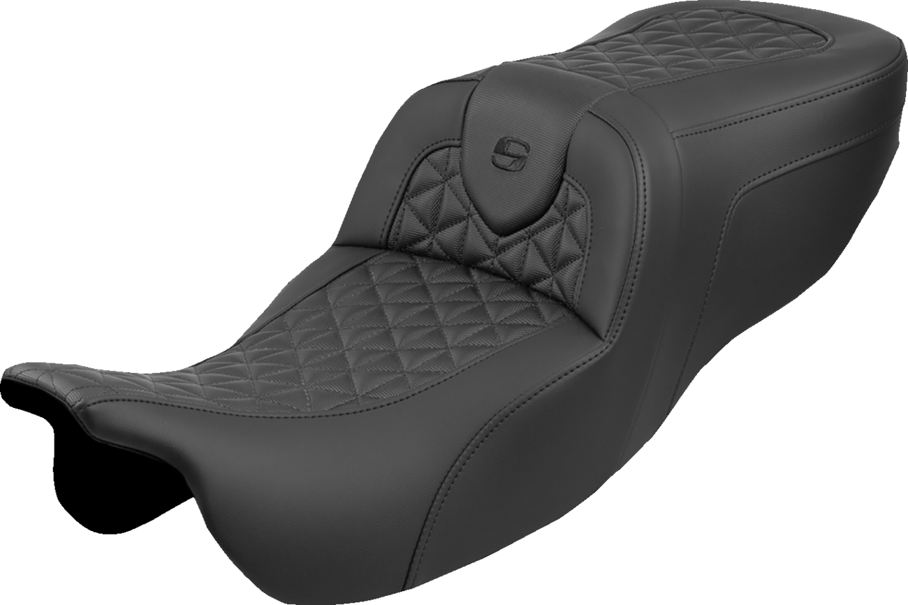 SADDLEMEN Roadsofa™ Seat - without Backrest - Tri-Gripper - '15-'25 RG3, Freewheeler