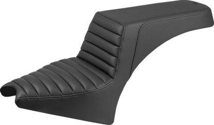 SADDLEMEN Step-Up Seat - Tuck-n-Roll - Black - Indian Scout '25