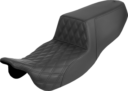 SADDLEMEN Step-Up Seat - Front Lattice Stitch - '15-'25 RG3, Freewheeler