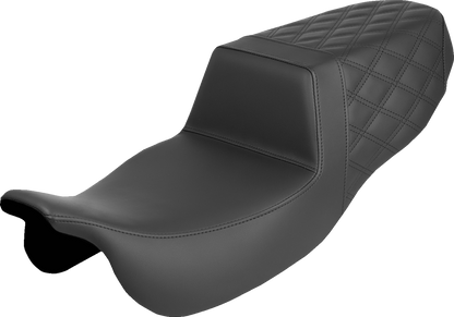 SADDLEMEN Step-Up Seat - Rear Lattice Stitch - '15-'25 RG3, Freewheeler