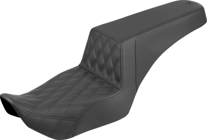 SADDLEMEN Step-Up Seat - Front Lattice Stitch - Nightster '22-'25