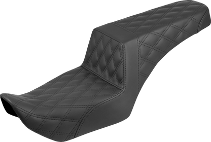 SADDLEMEN Step-Up Seat - Full Lattice Stitch - Nightster '22-'25