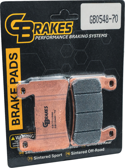 GBRAKES Brake Pads - Sintered - Front