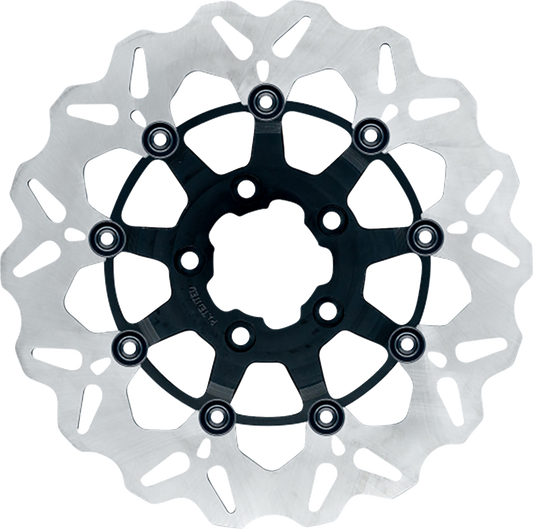 GBRAKES Wave® Two Piece (Floating) Brake Rotor - Rear - Black