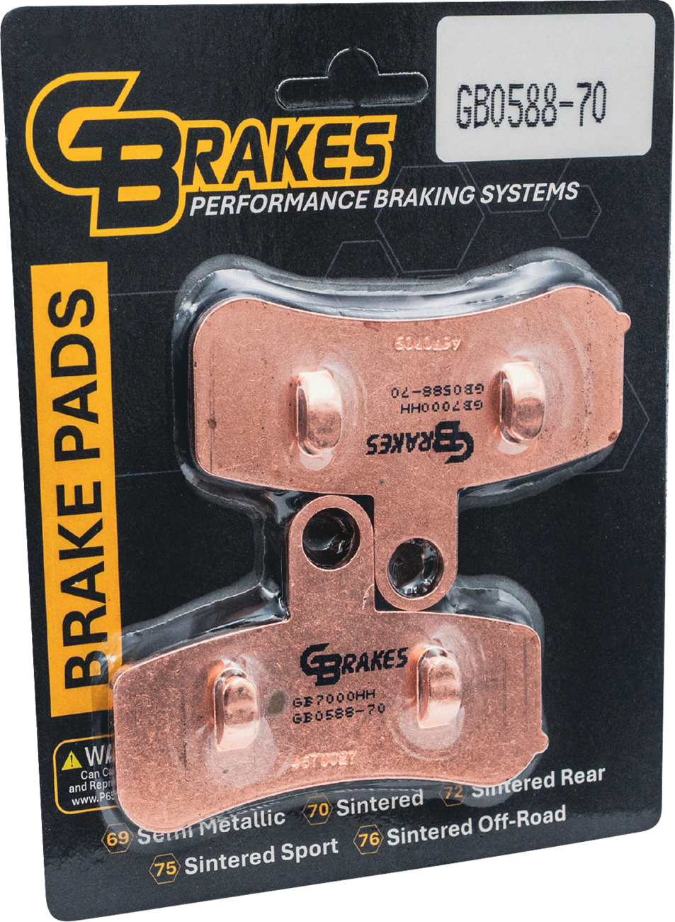 GBRAKES Brake Pads - Sintered - Front