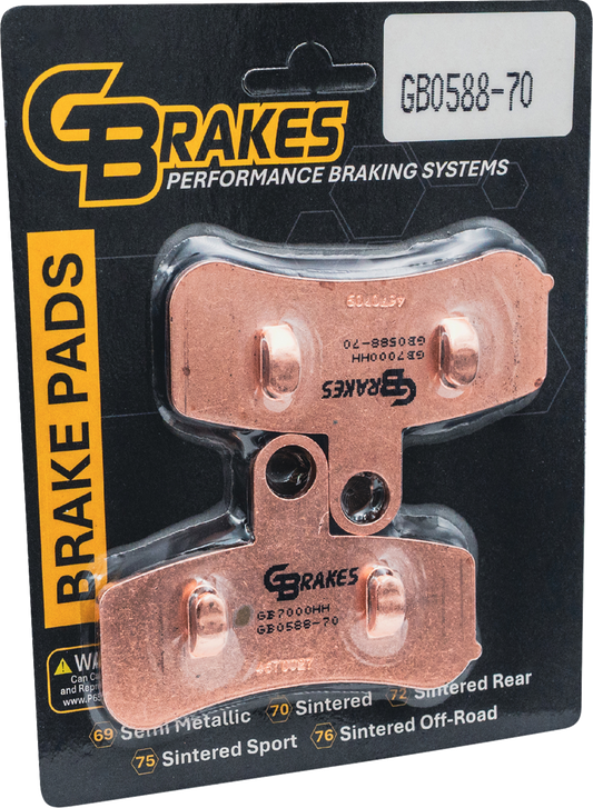 GBRAKES Brake Pads - Sintered - Front