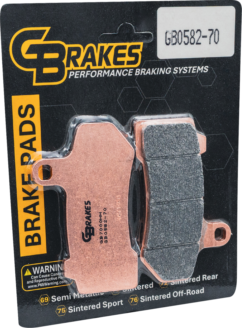 GBRAKES Brake Pads - Sintered - Front / Rear