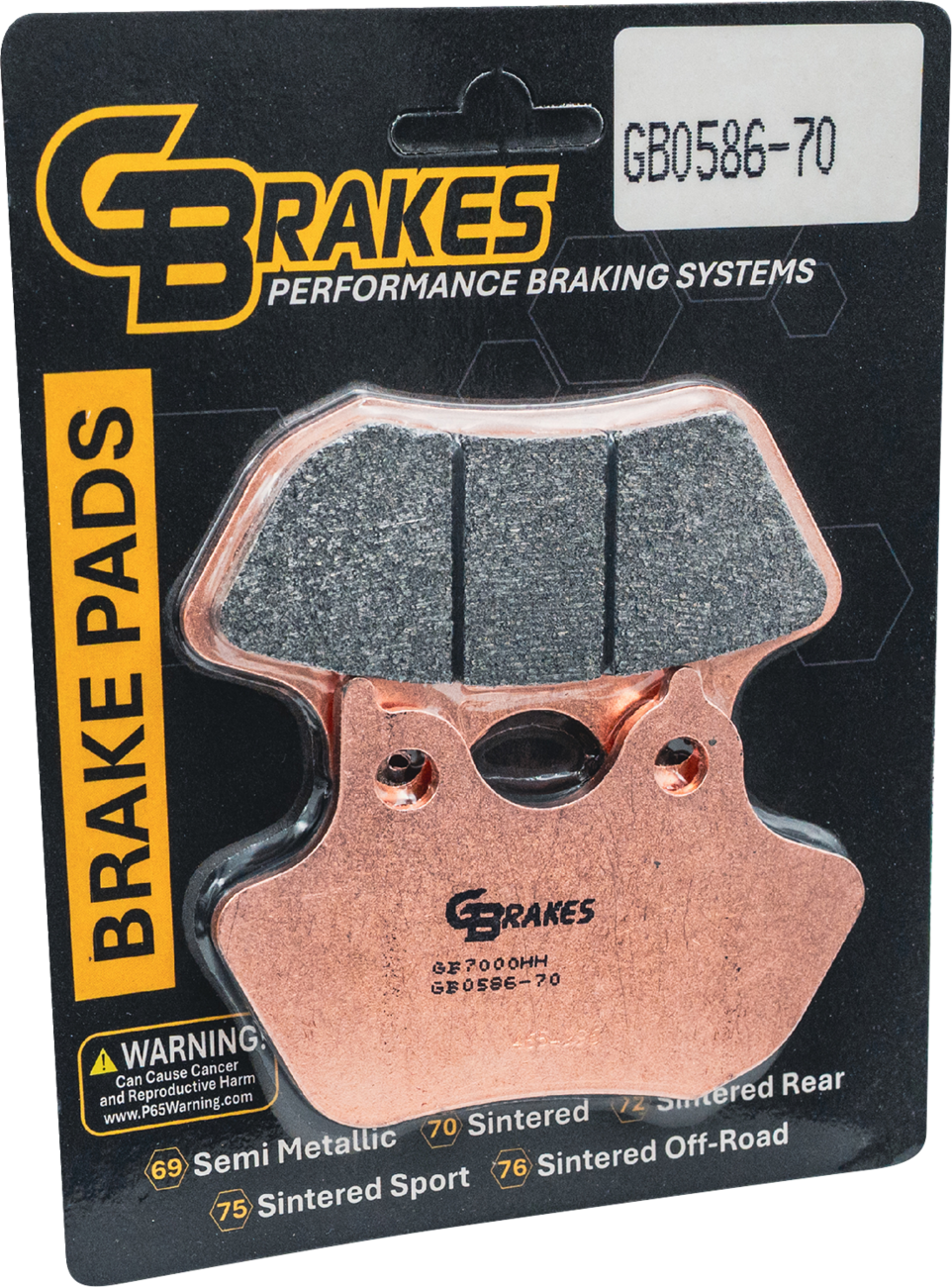 GBRAKES Brake Pads - Sintered - Front / Rear